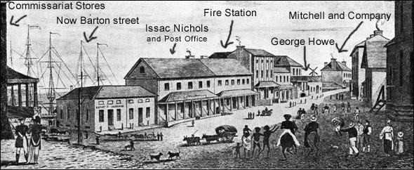 George Street North in 1829